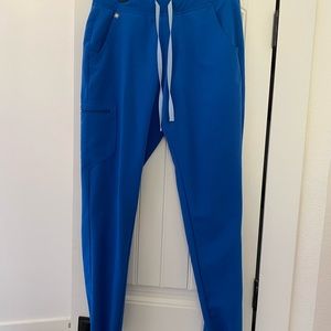 Royal blue figs scrub jogger pants Zamora style medium tall